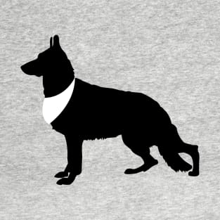 German Shepherd Dog Pattern Tan T-Shirt